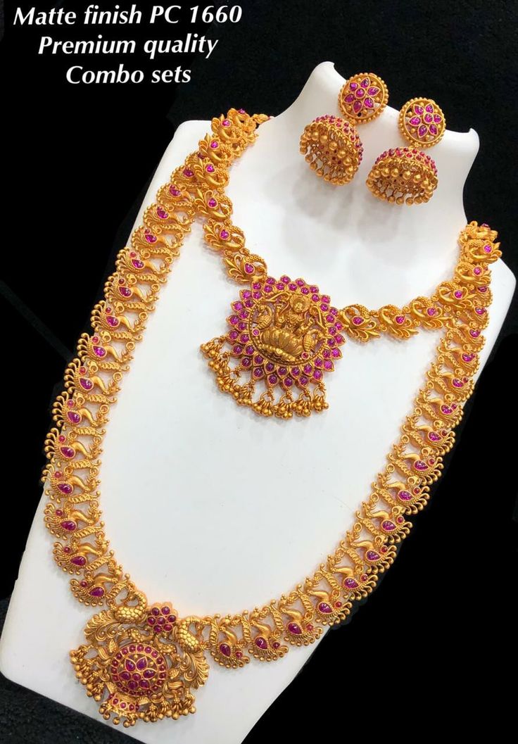 Matte Finished Super Quality Necklace Set