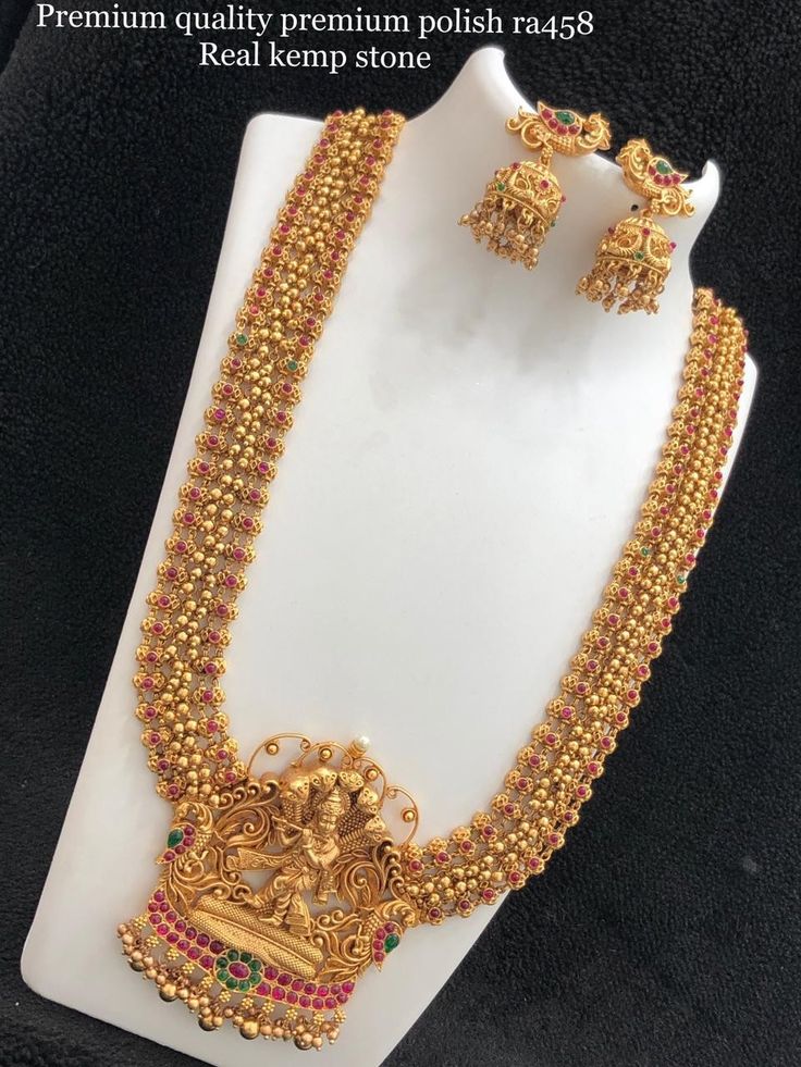Real Kemp Designer Necklace Set