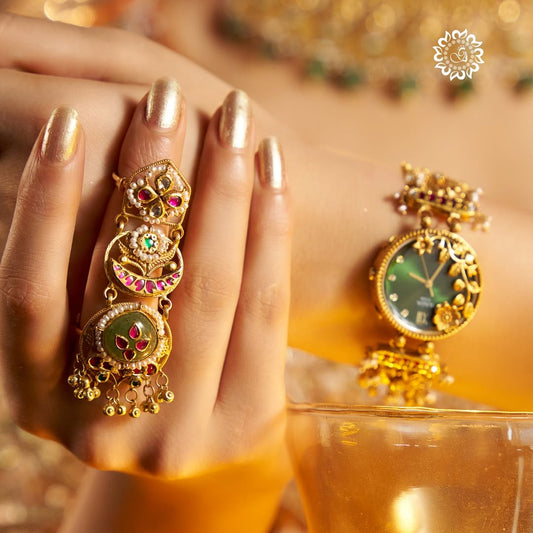 Antique Gold Finger Ring and Watch For Special For You
