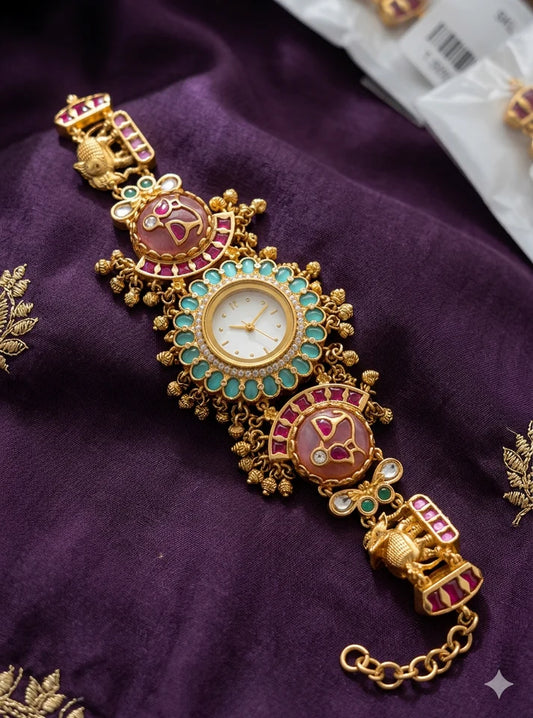 Heena Kashmiri Watch aesthetic and traditional detailing(BUY 1 GET 1 FREE )