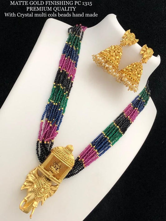 Manisha Super Rang Create Moti Necklace